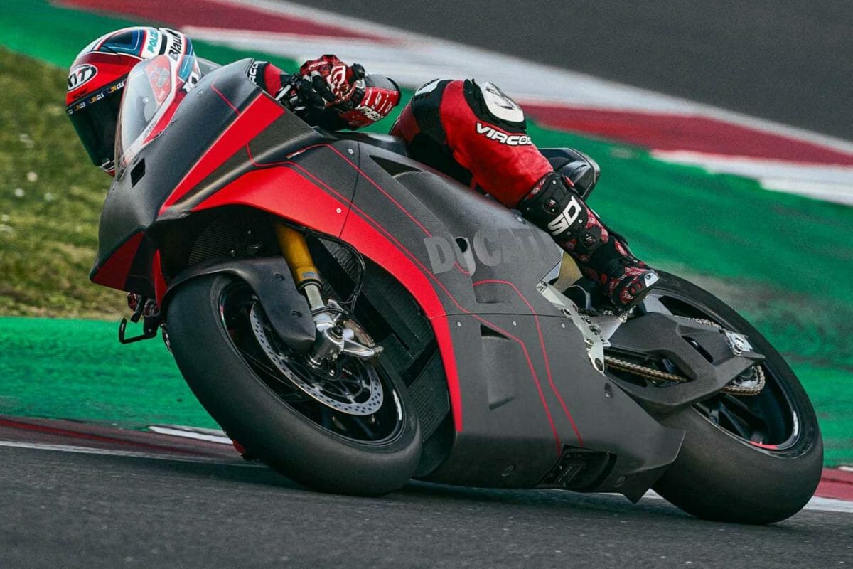 Ducati MotoE Right Lean