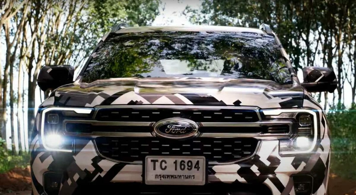 Ford Next Gen Everest or Endeavour Front Closeup