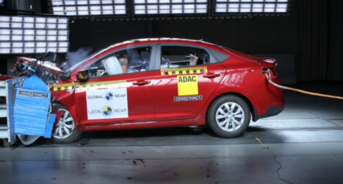 Hyundai Verna Latin NCAP Frontal Offset