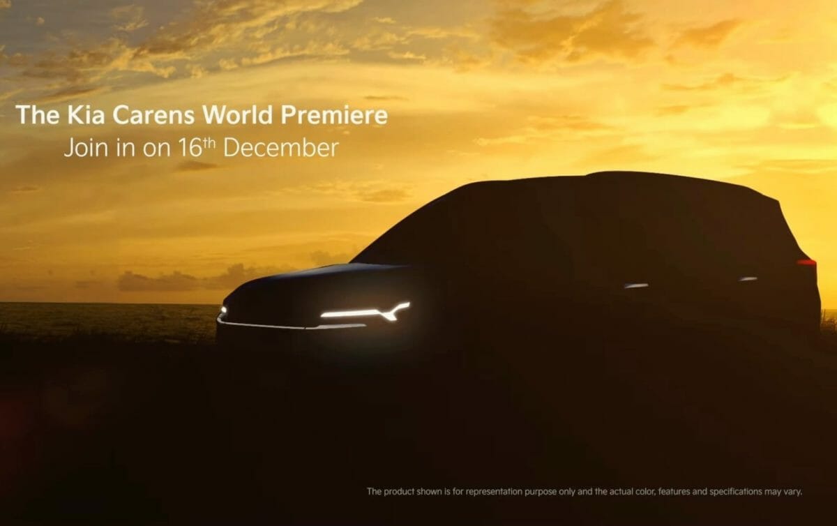 Kia Carens official debut teaser