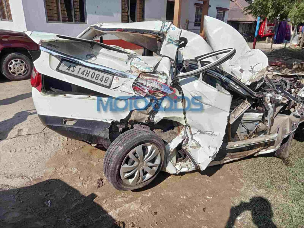 Tata Zest Crash