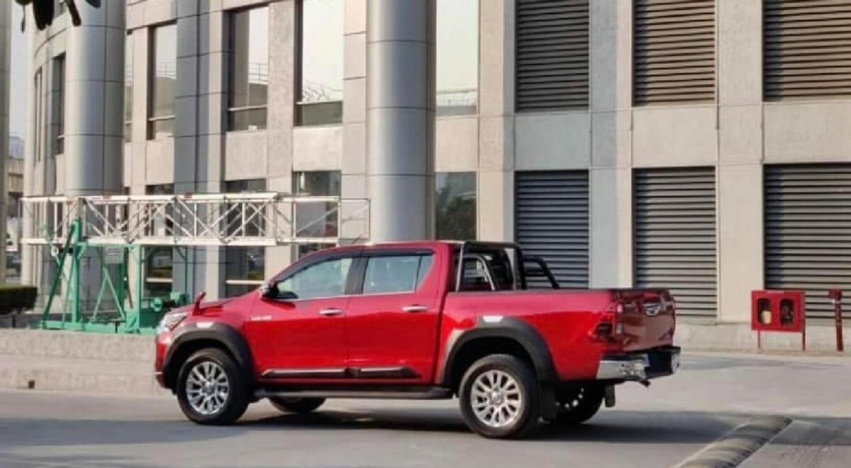 Toyota Hilux Spy Shot 1