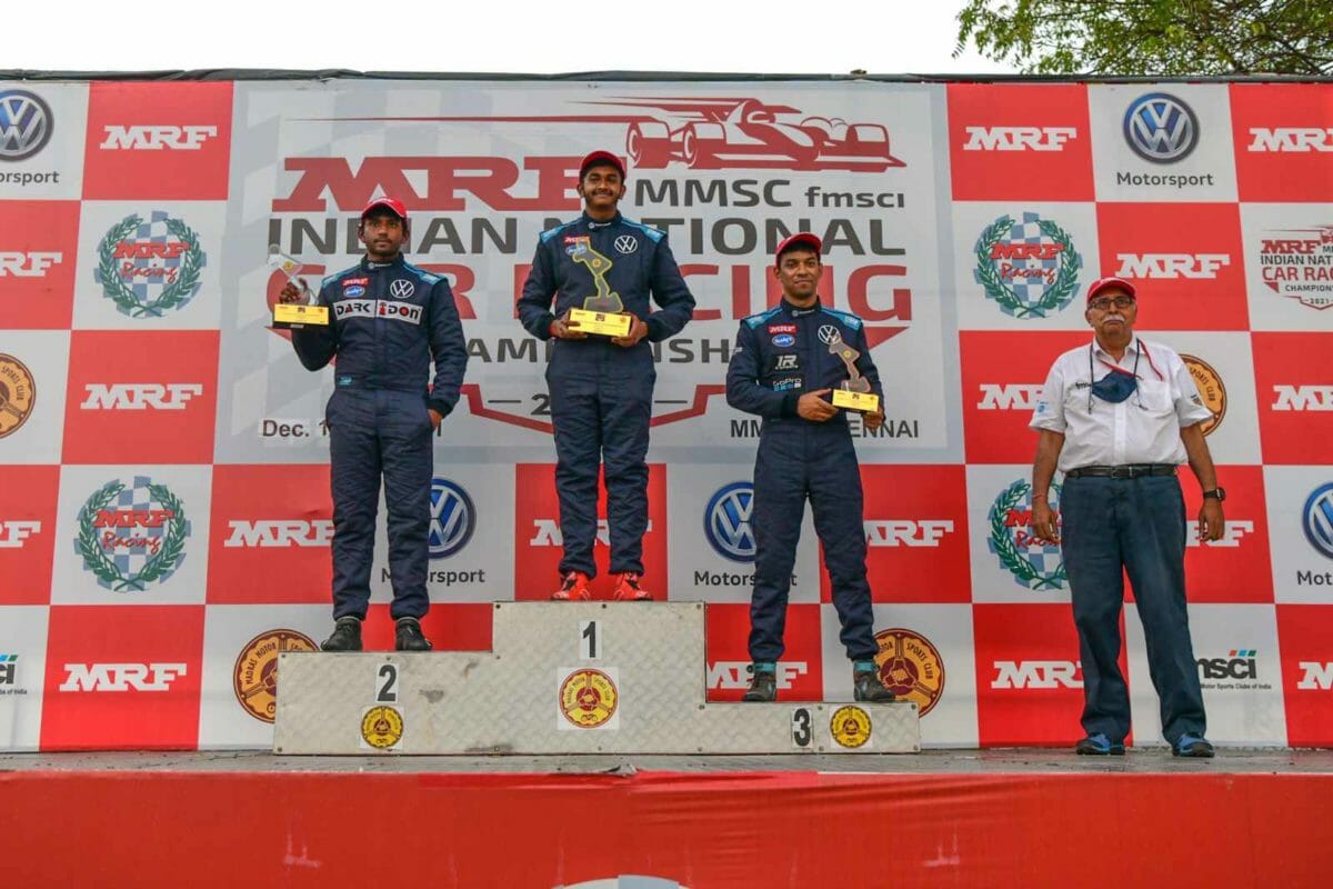 Volkswagen Polo National Racing Championship race 1 winner