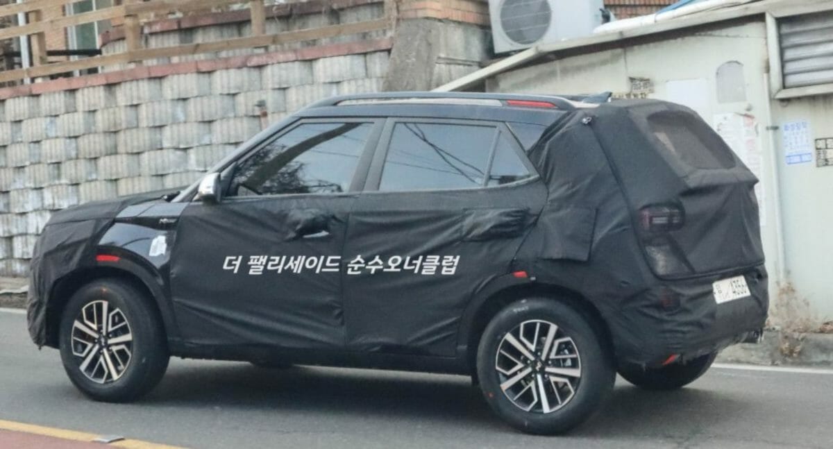 Hyundai Venue N line spy shot 3