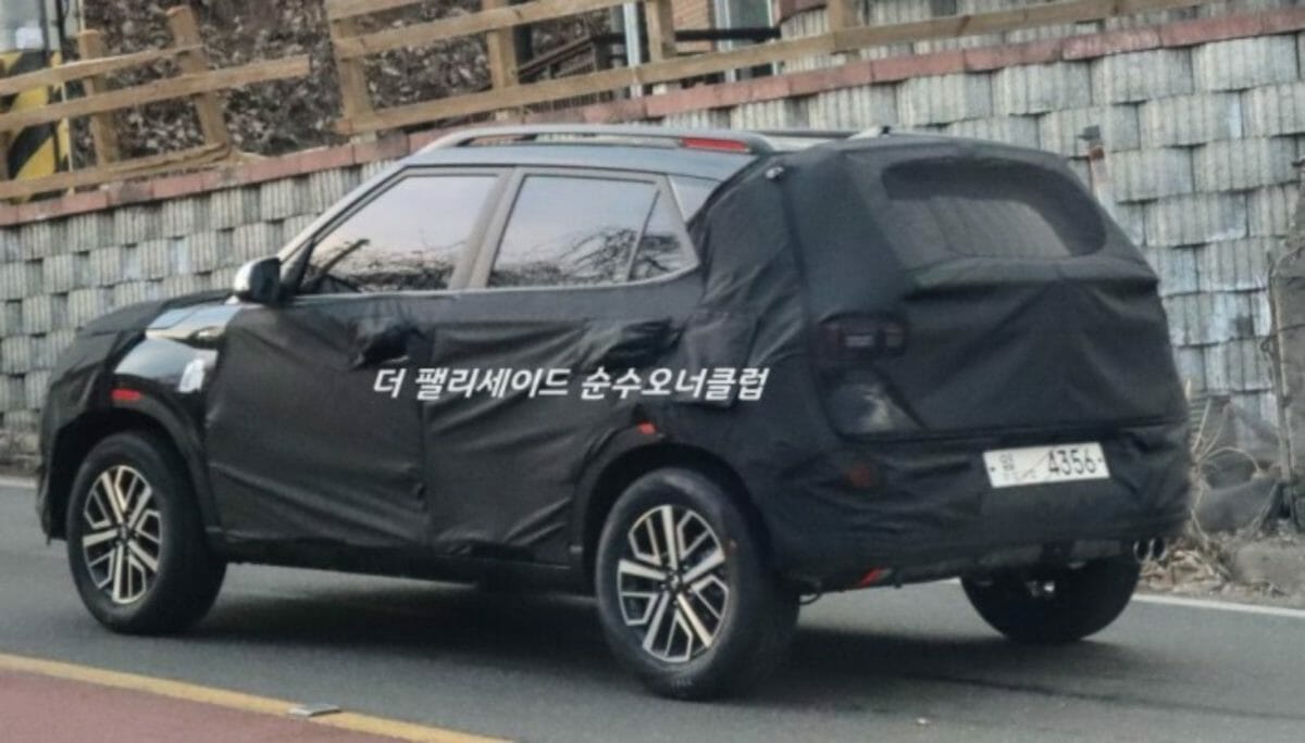 Hyundai Venue N line spy shot 4