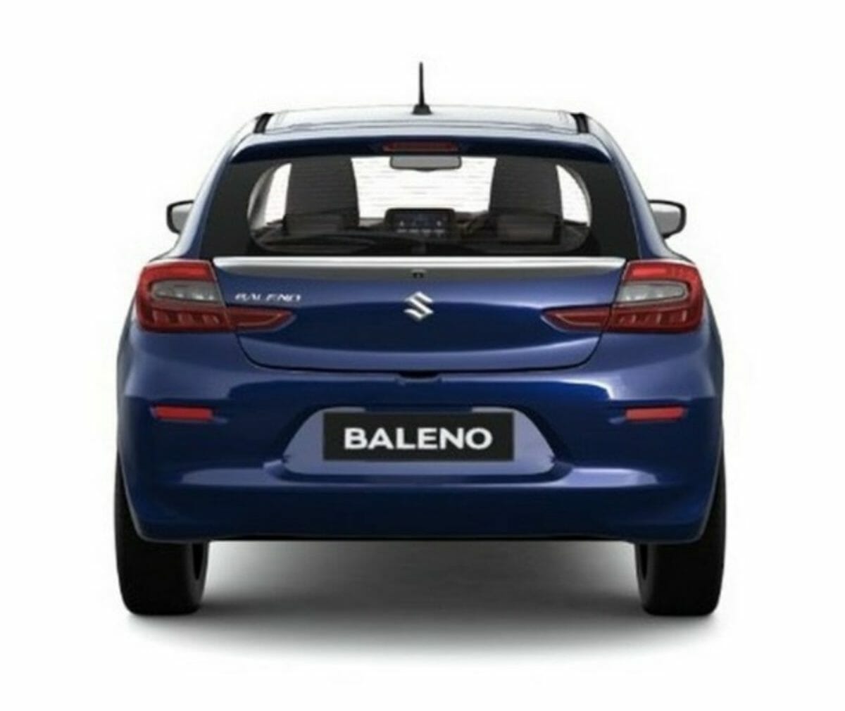 Maruti Baleno facelift leaked ahead of launch rear