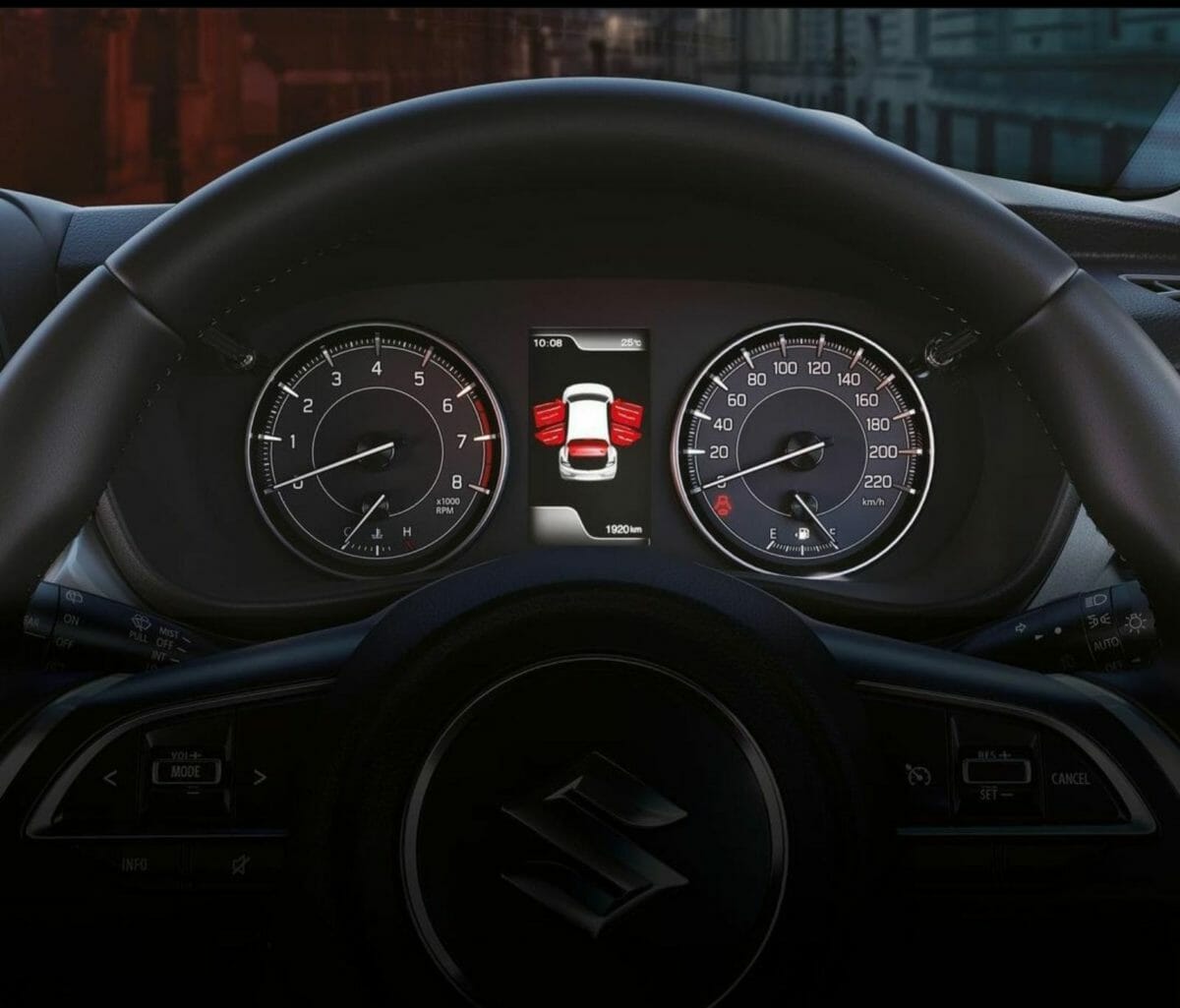 Maruti Suzuki Baleno 2022 instrument cluster