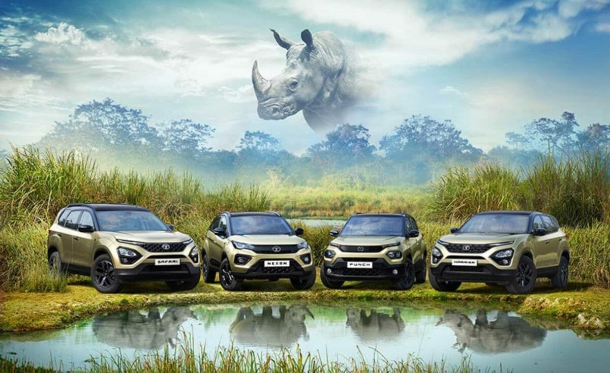 Tata Motors Kaziranga edition (all cars line up)