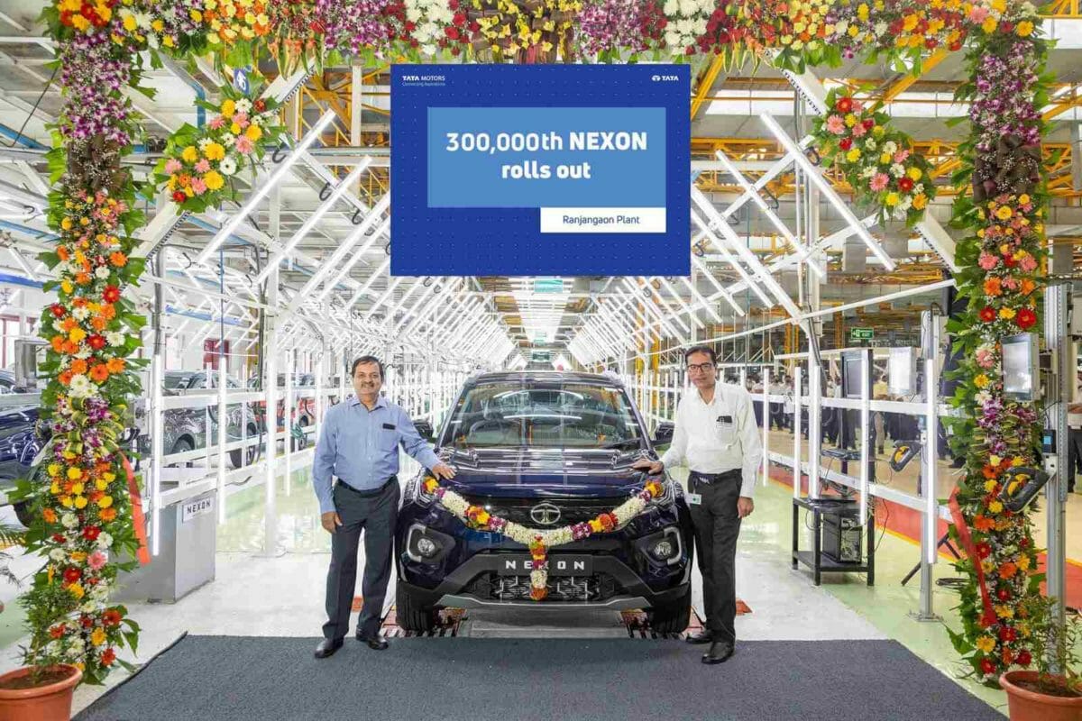 Tata Nexon Achieves a New Milestone (3,00,000th Nexon)