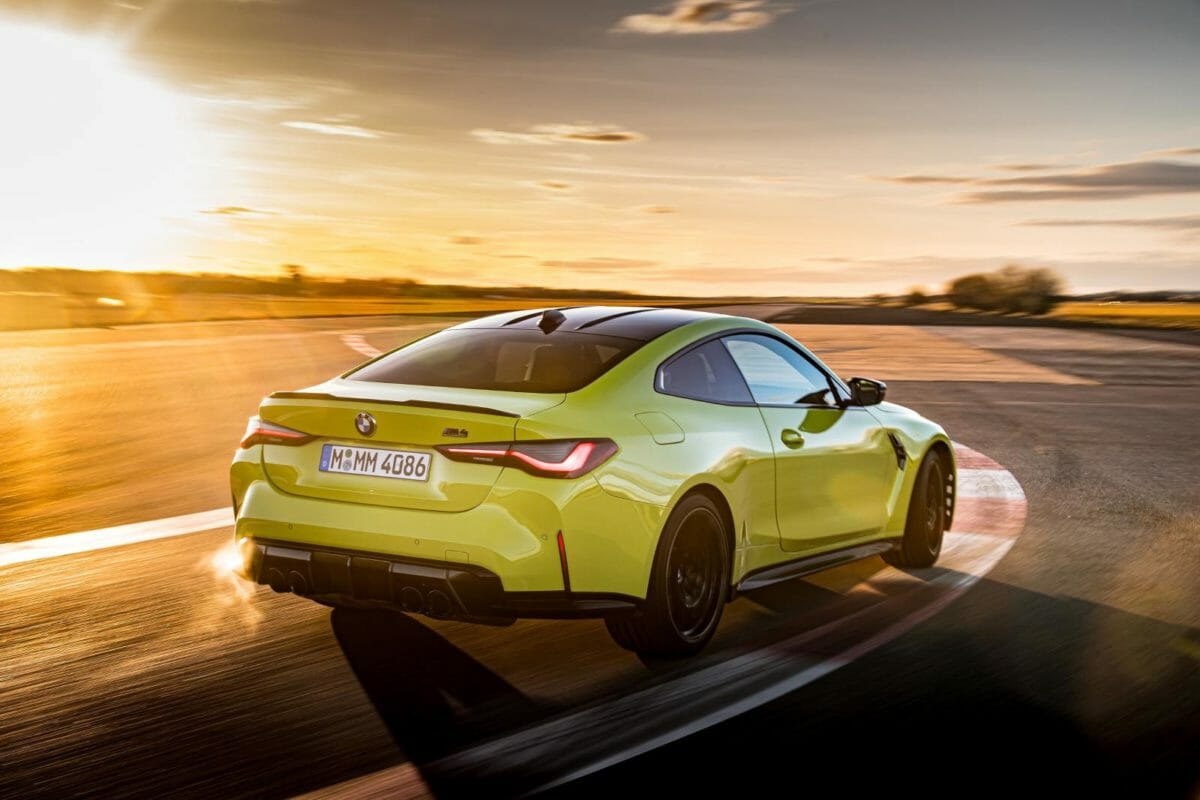 The all new BMW M4 Competition Coupé rear