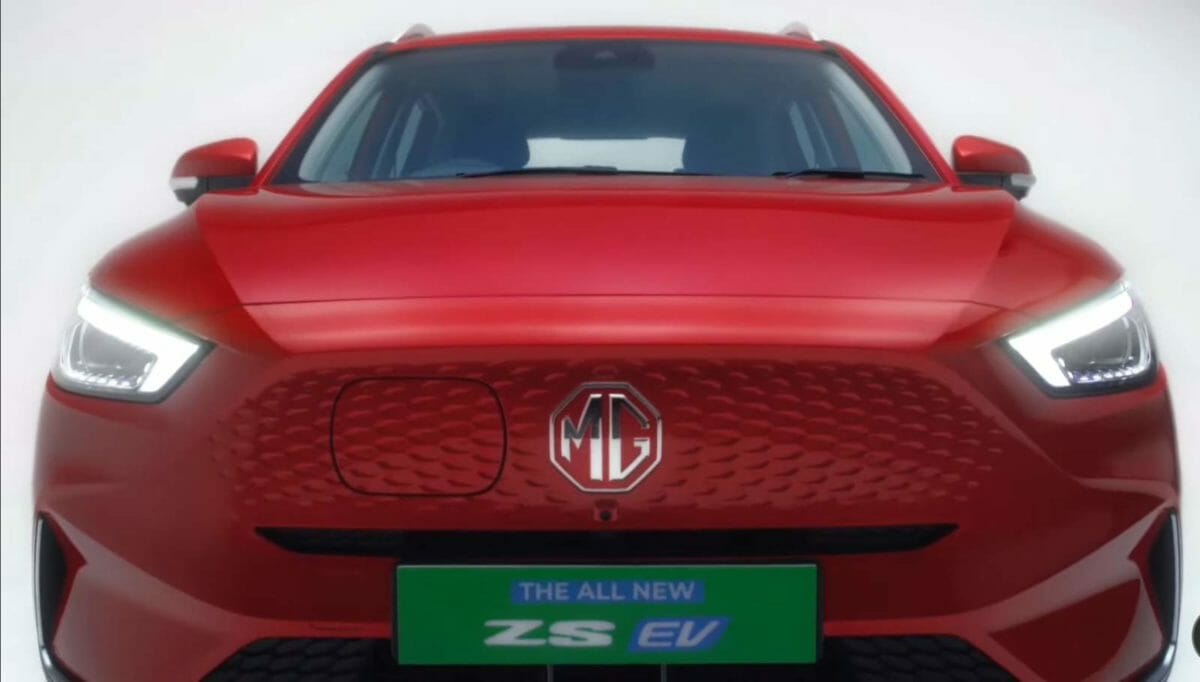 2022 MG ZS EV facelift launched front