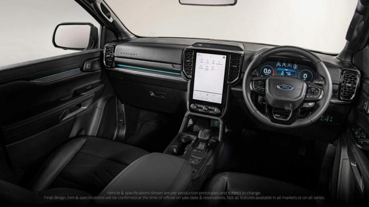 2023 ford everest interior