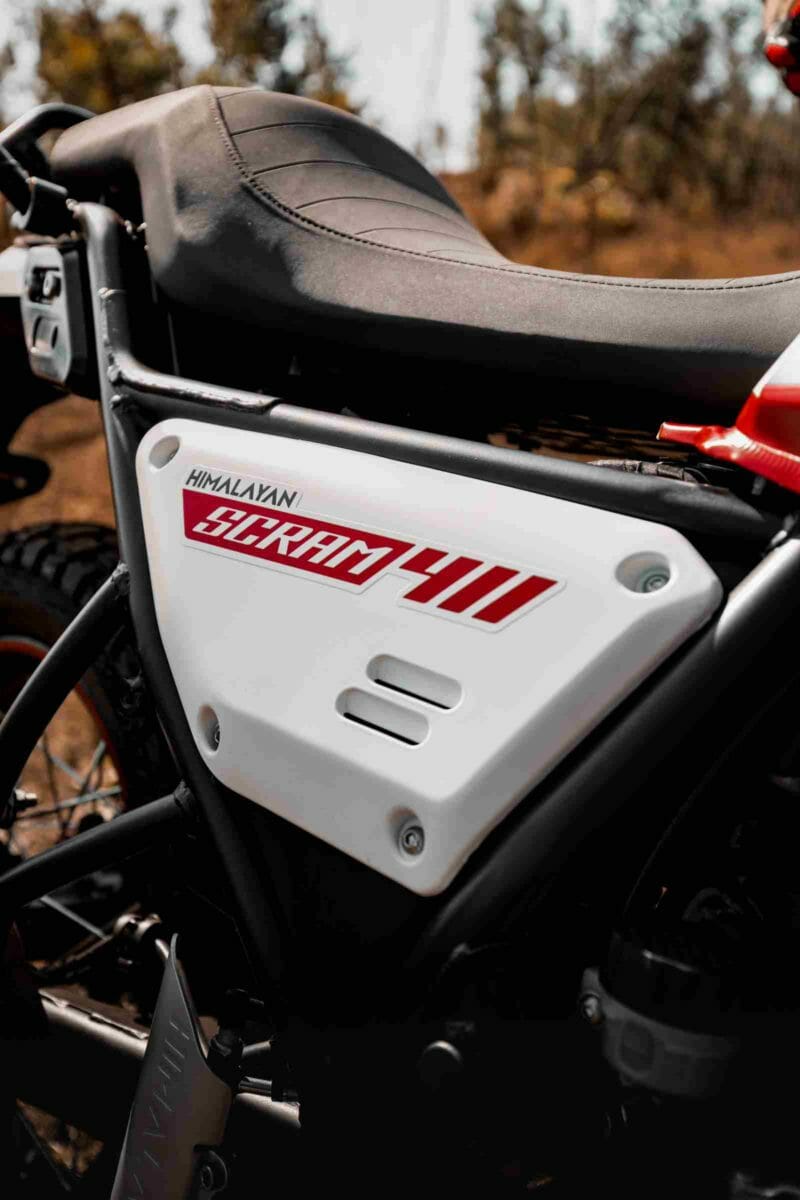 Royal enfield Scram 411 logo