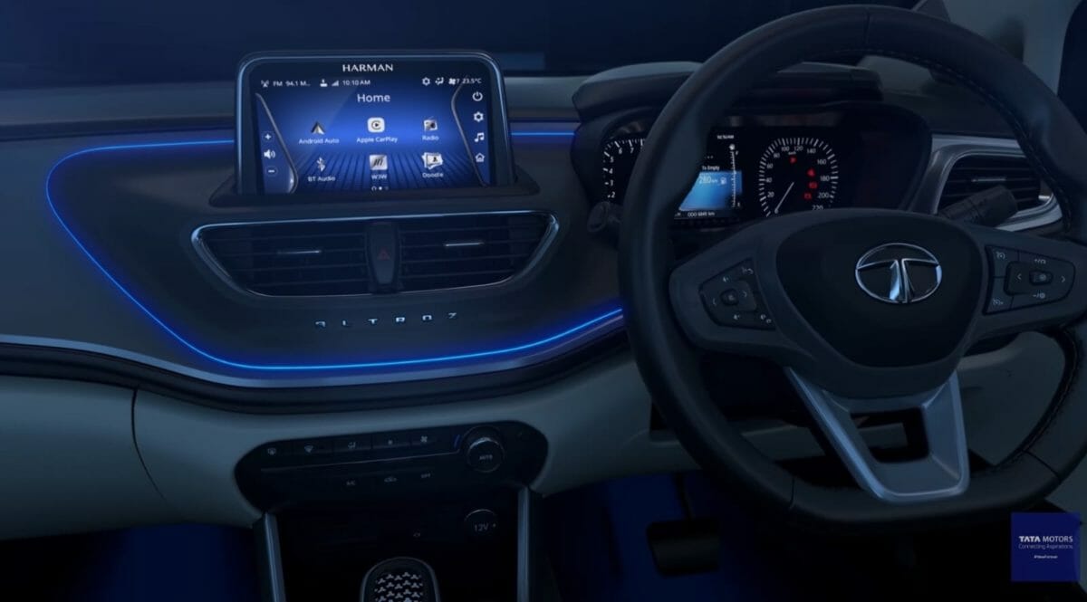 Tata Altroz DCA (interior) teased