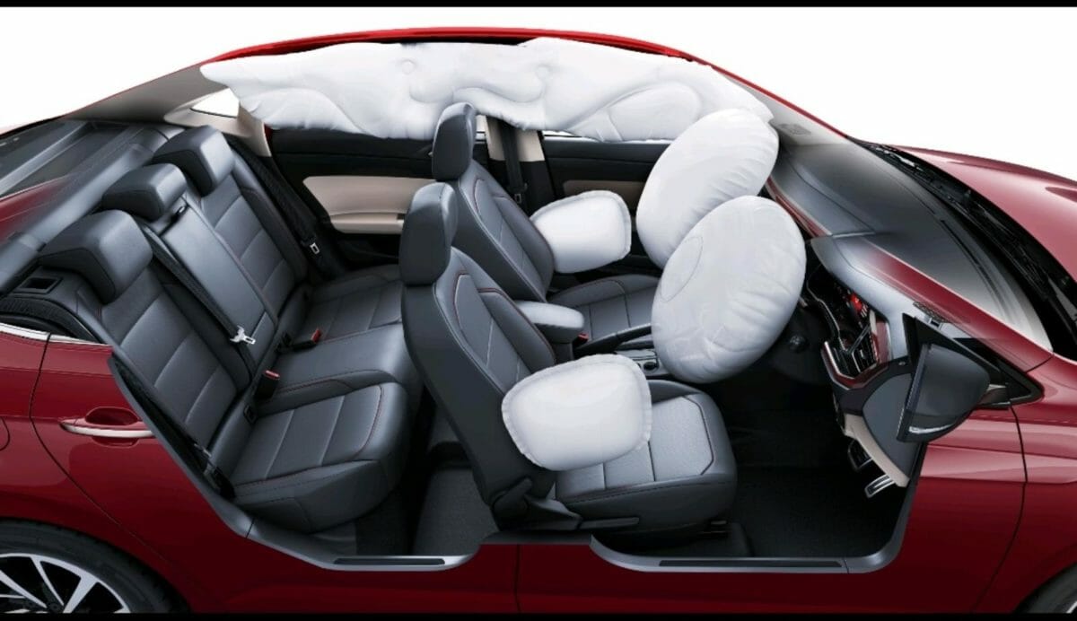 VW Virtus airbags