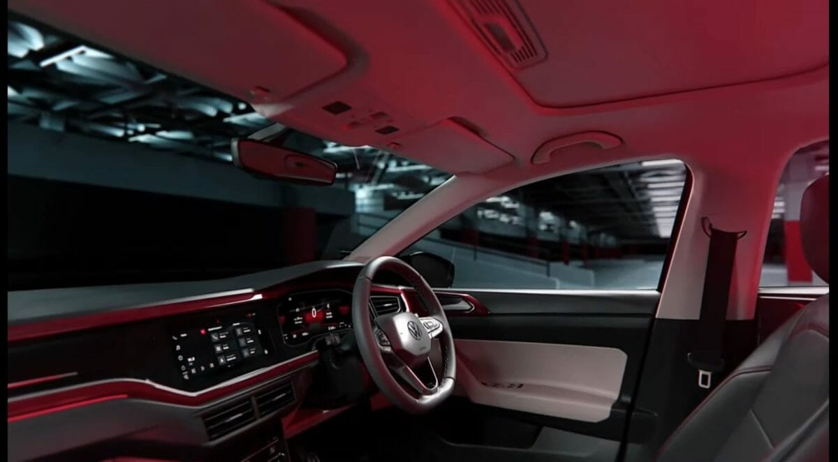 VW virtus revealed interiors