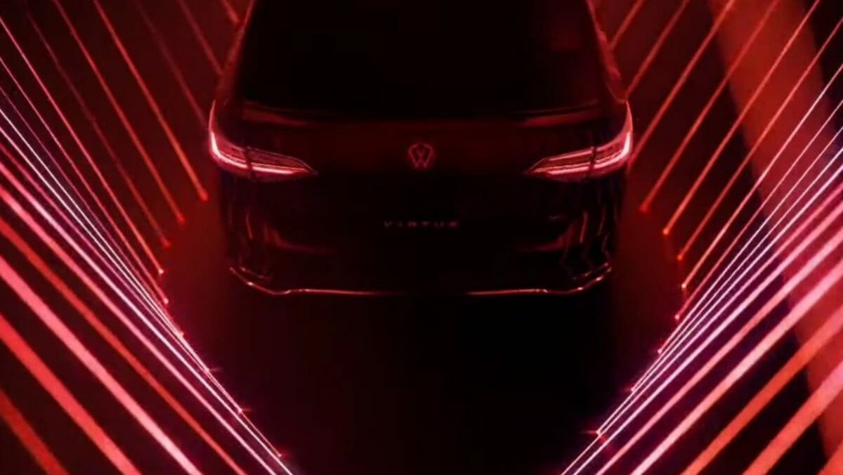 Volkswagen Virtus GT Line Teased (Rear view) (1)