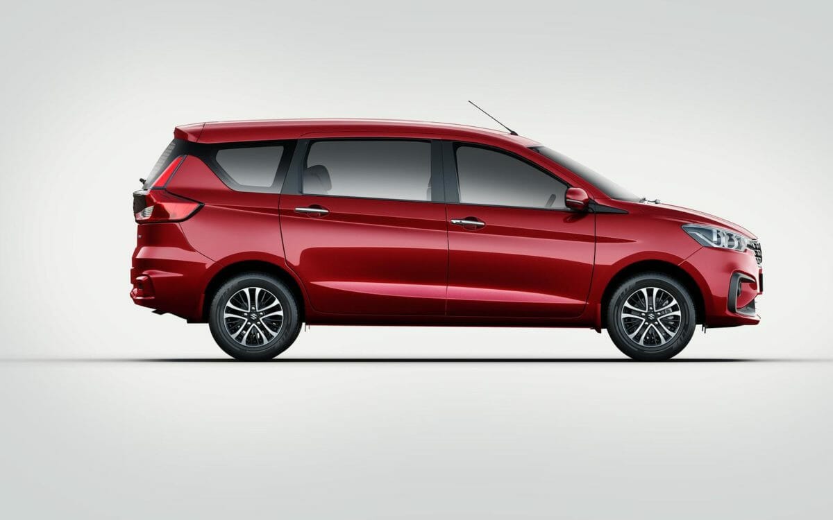 maruti ertiga facelift side