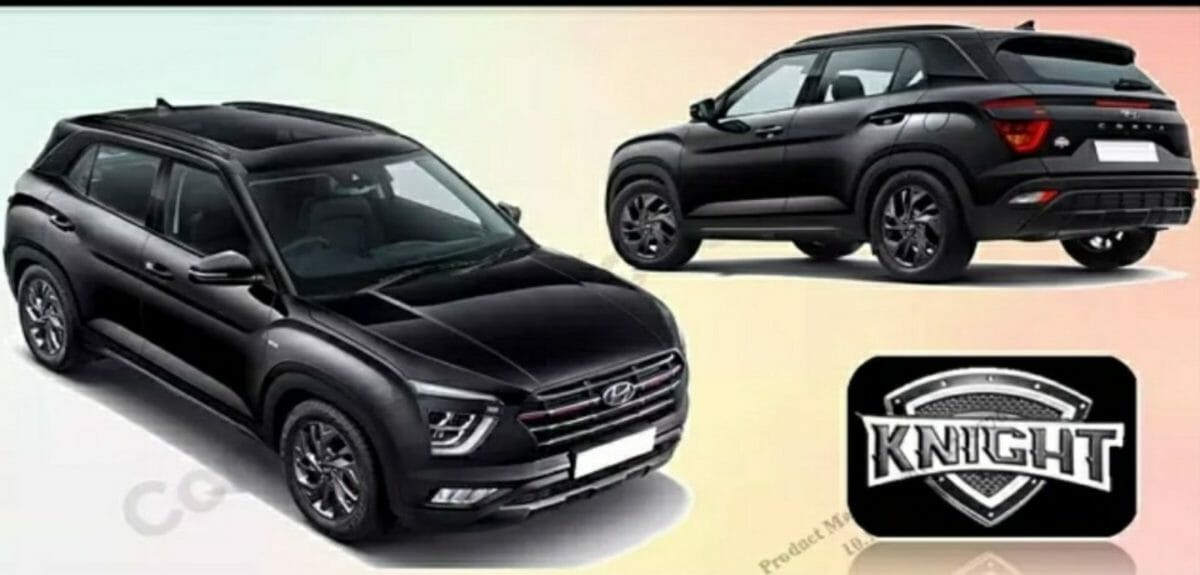 Hyundai Creta Knight edition leaked