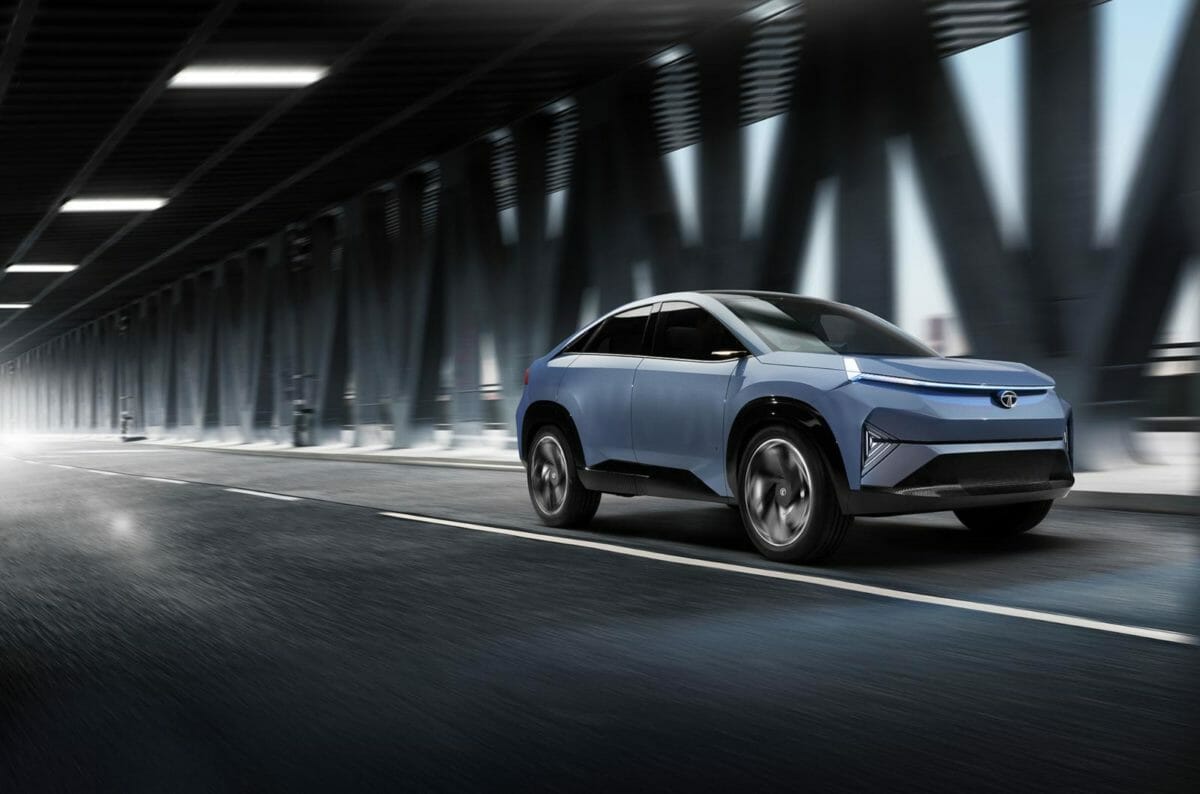 Tata Curvv Concept rolling