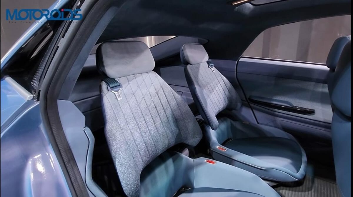 Tata Curvv walkaround rear seat
