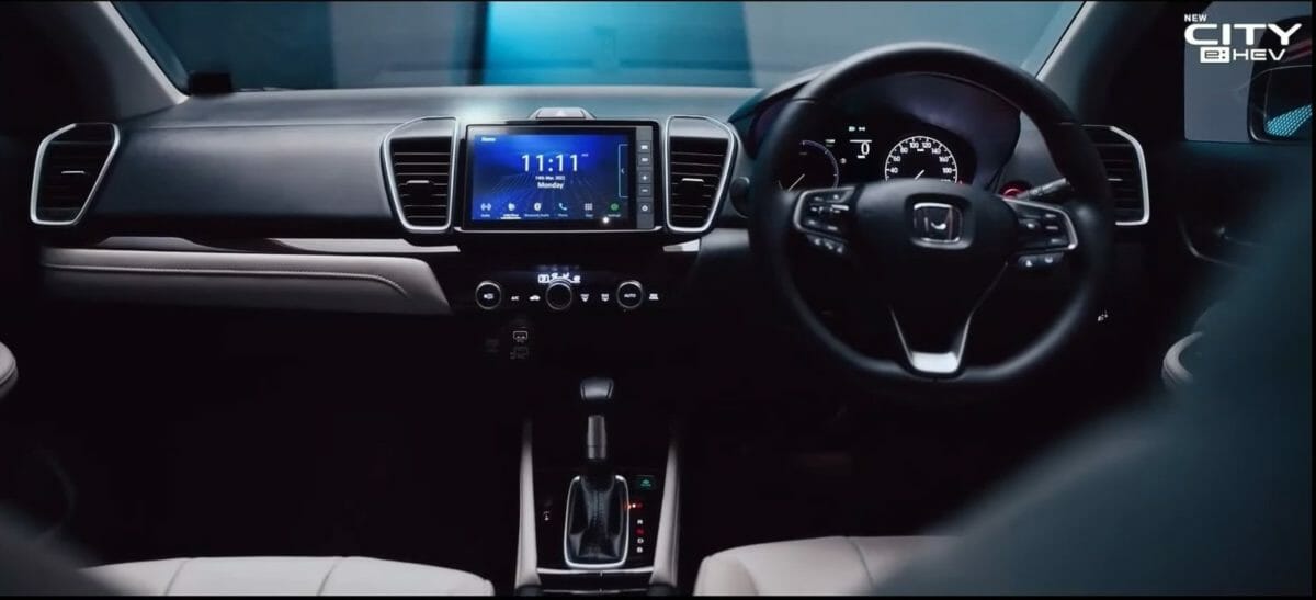 honda city hybrid interior