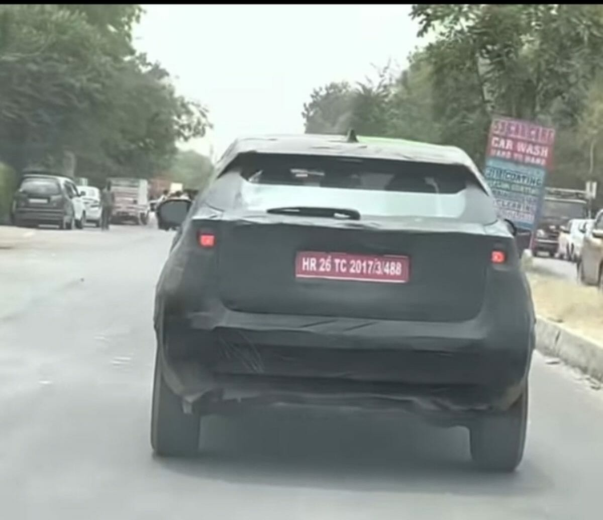 maruti testing toyota yaris cross