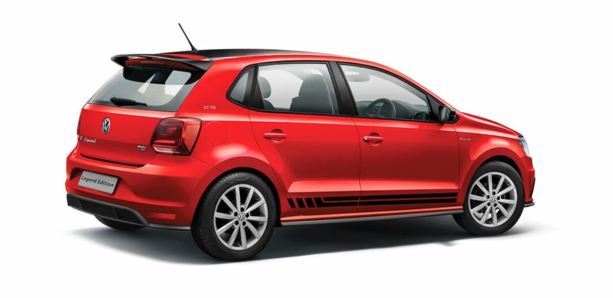 volkswagen polo legend edition launch rear