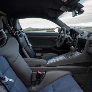Porsche Cayman GT RS seats