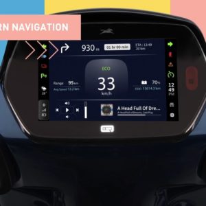 TVS Iqube navigation