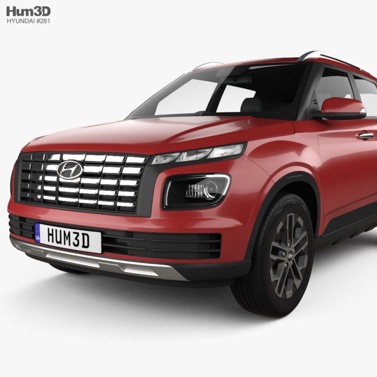 Hyundai Venue Humd render front