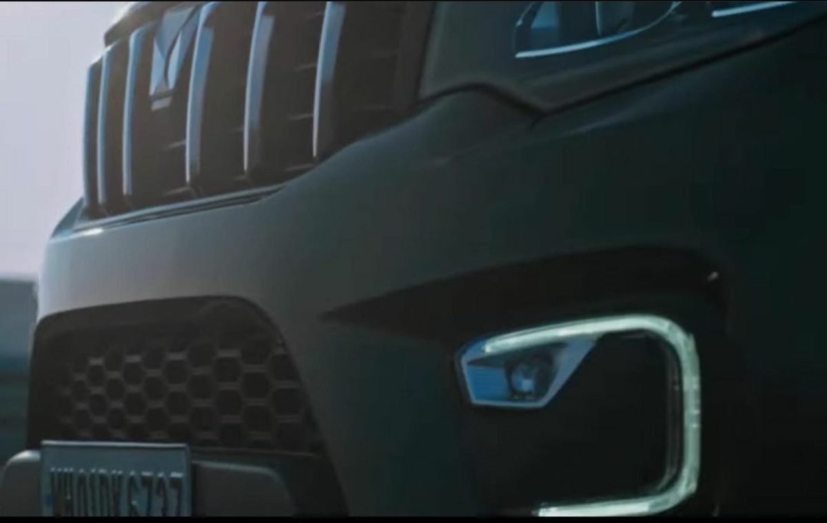 Mahindra Scorpio  front bumper teaser