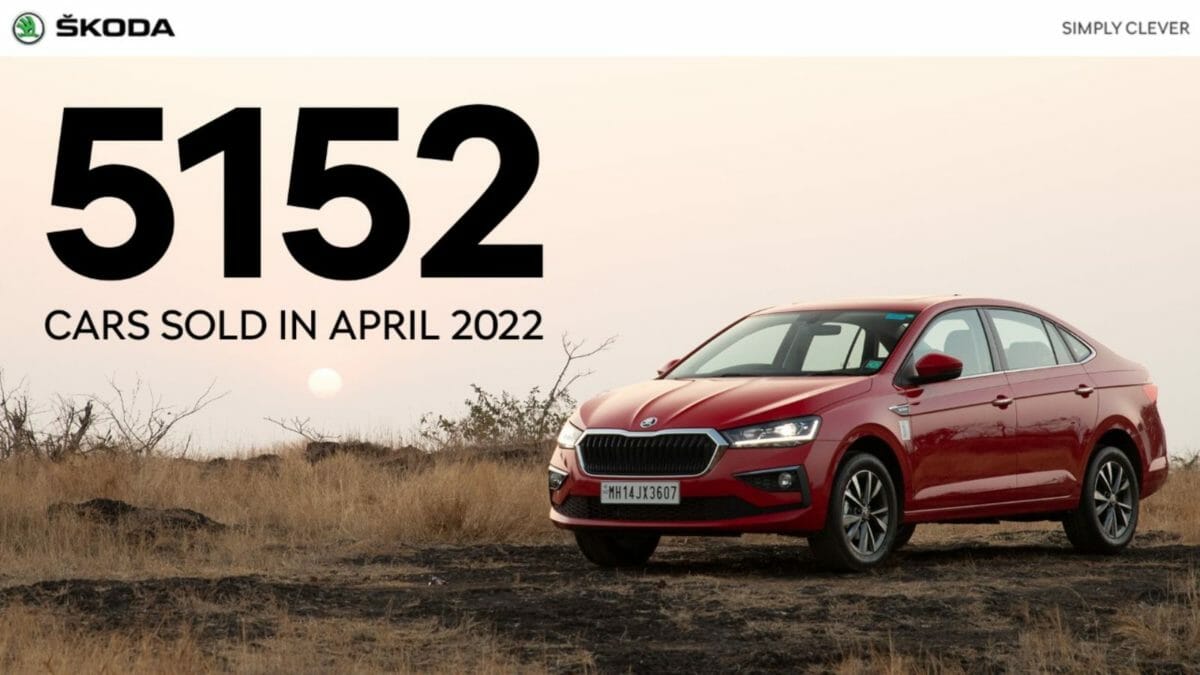 Skoda April  sales