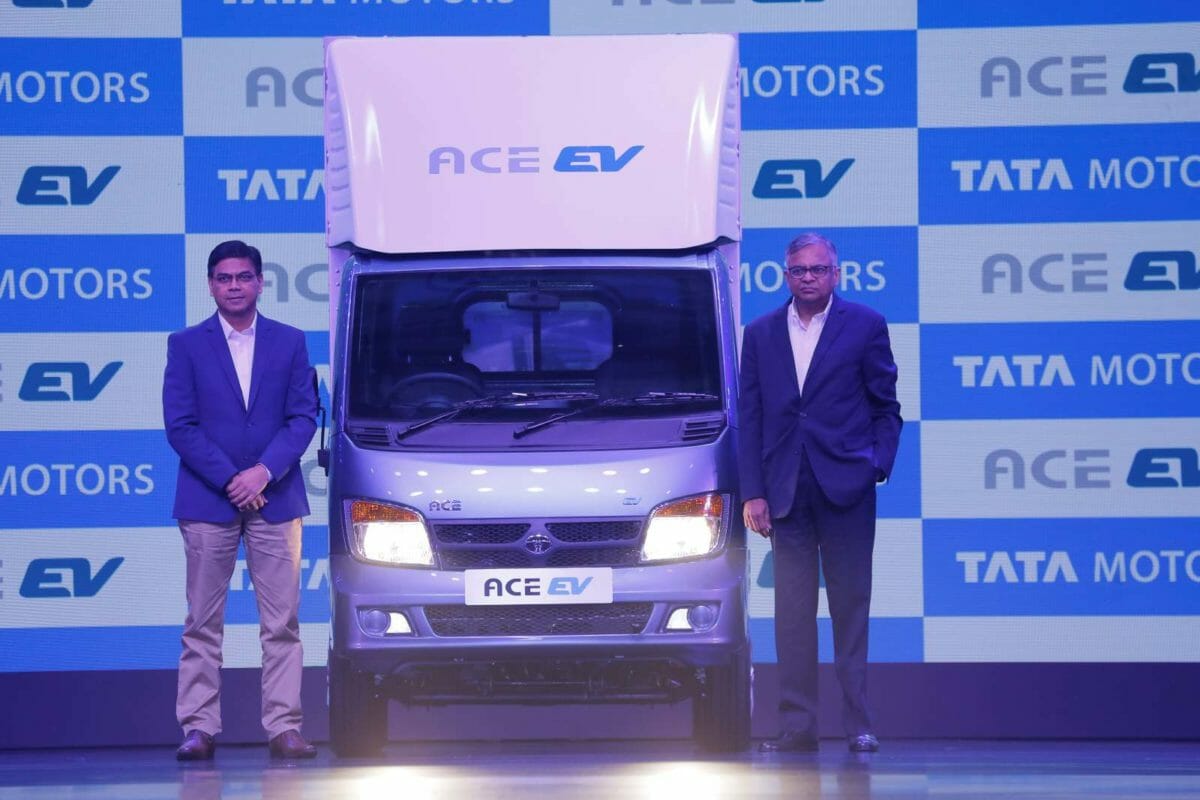 Tata Ace EV Launch event