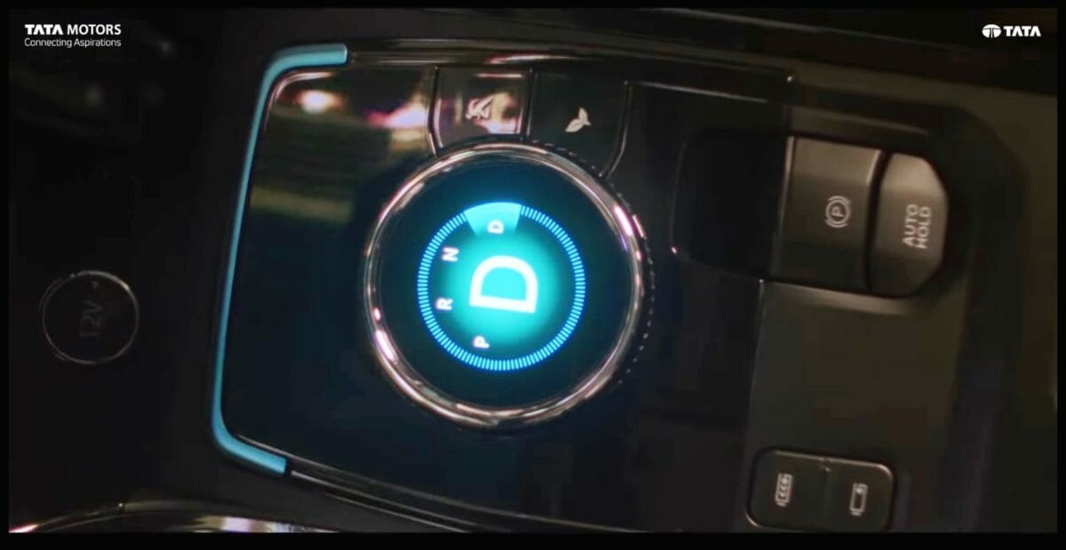 Nexon EV Max gear selector