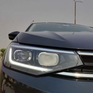Volkswagen Virtus review headlights