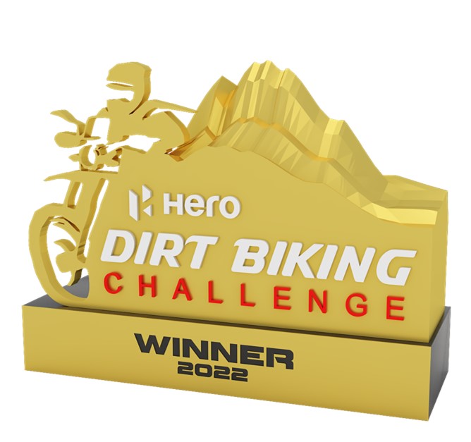 Hero Dirt Biking Challenge Trophy