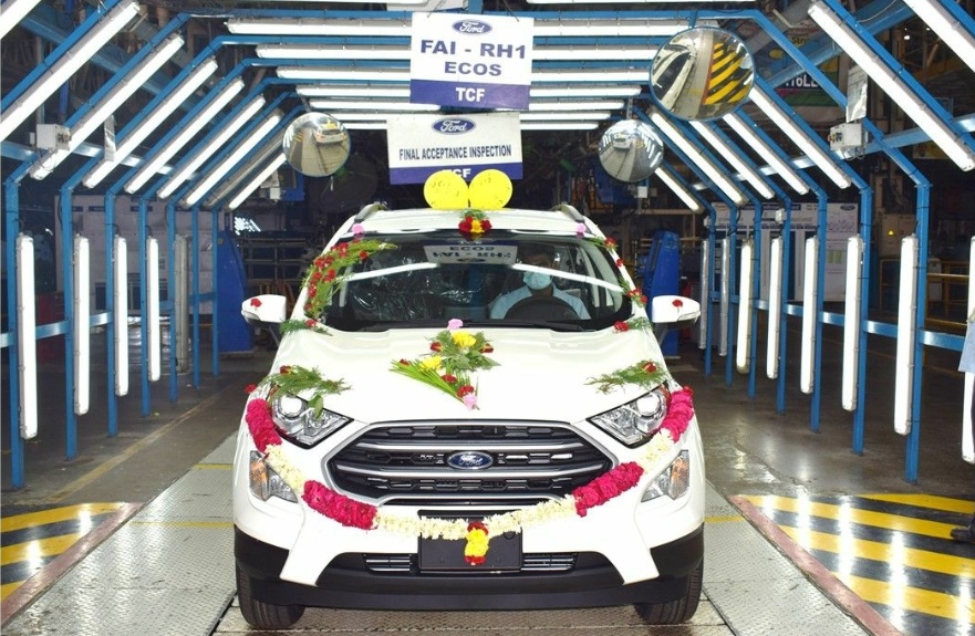 Ford India Manufacturing Ends With Final Ecosport Rolling Out