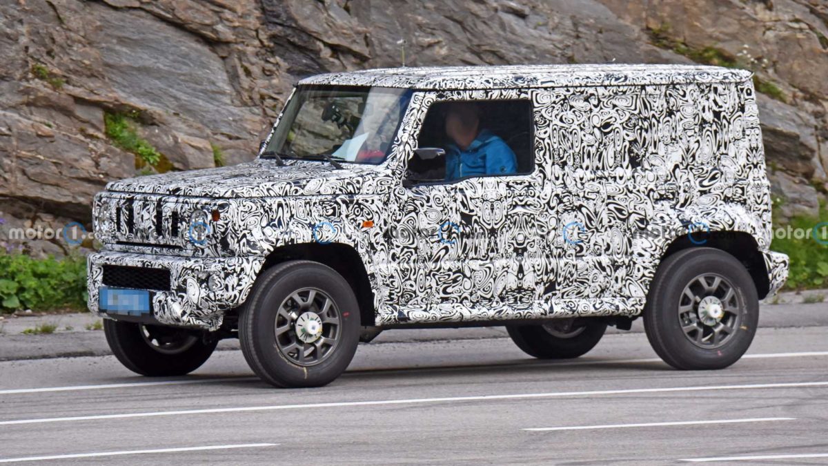 suzuki jimny five door spy photos