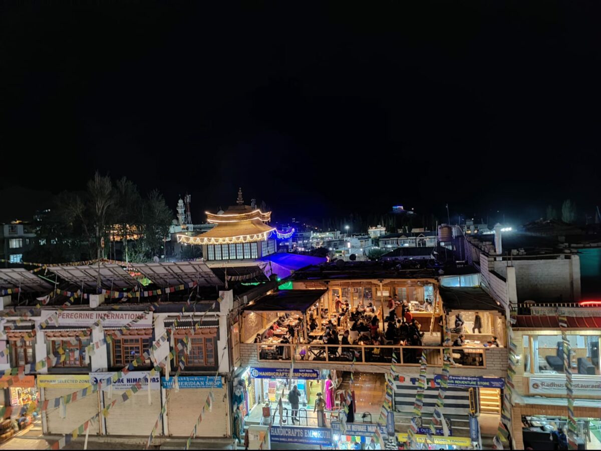 Bodhi TRee terrace leh view