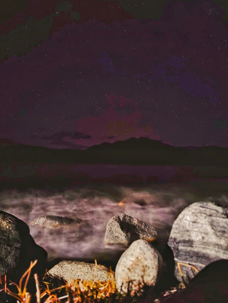 Pangong Tso night long exposure