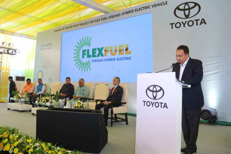 Toyota Pilot Project on Flex Fuel Strong Hybrid Electric Vehicle