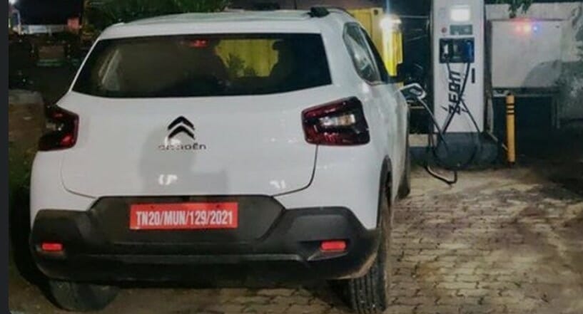 Citroen eC3 Spyshot