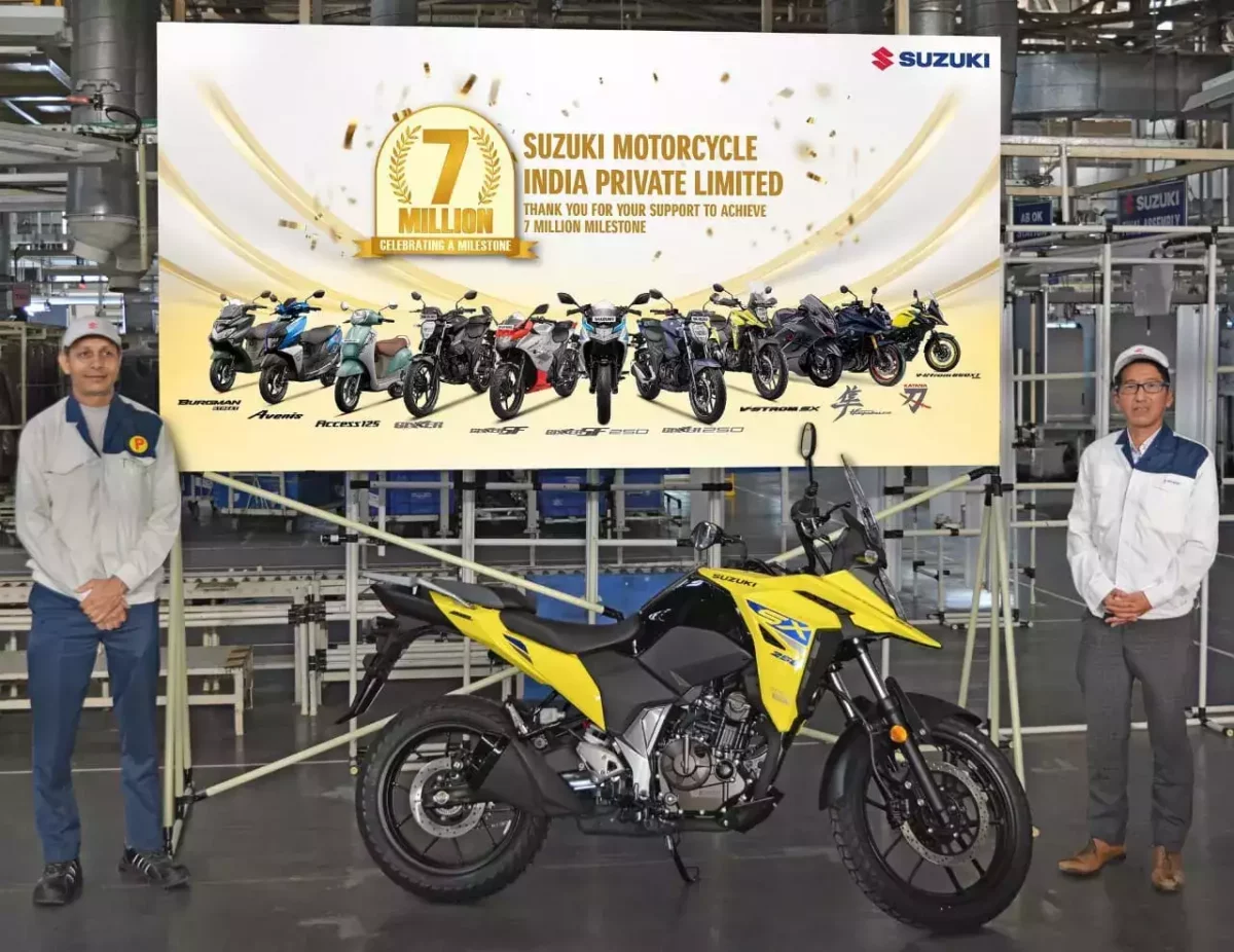 Suzuki Motorcycles India celebrates 70 Lakh Sales