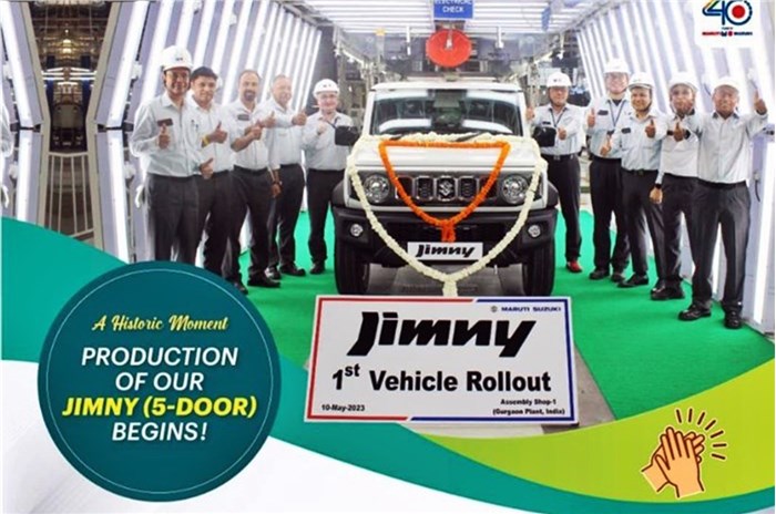 Maruti commences production of the highly anticipated Jimny SUV