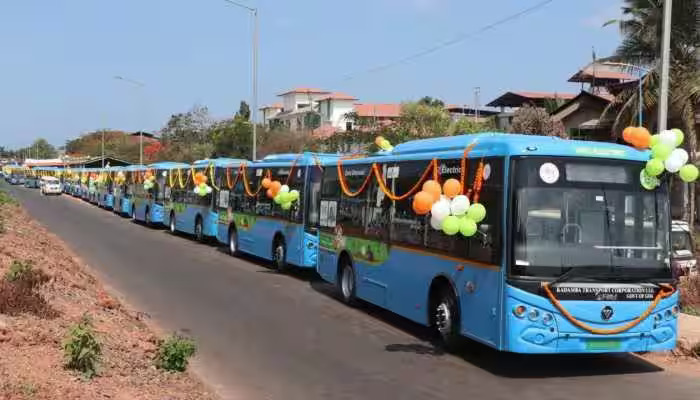 PMI delivers electric buses in Goa