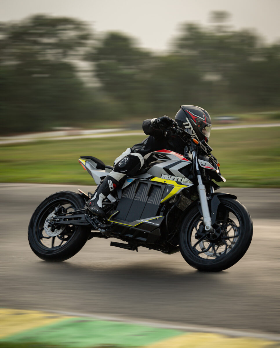 The upcoming Orxa Mantis Electric Motorcycle