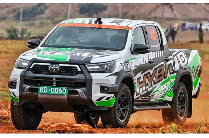 Toyota Hilux Diesel Hybrid at WRC Kenya, Africa