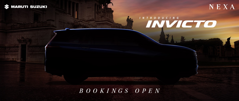 The new teaser of Maruti Suzuki Invicto