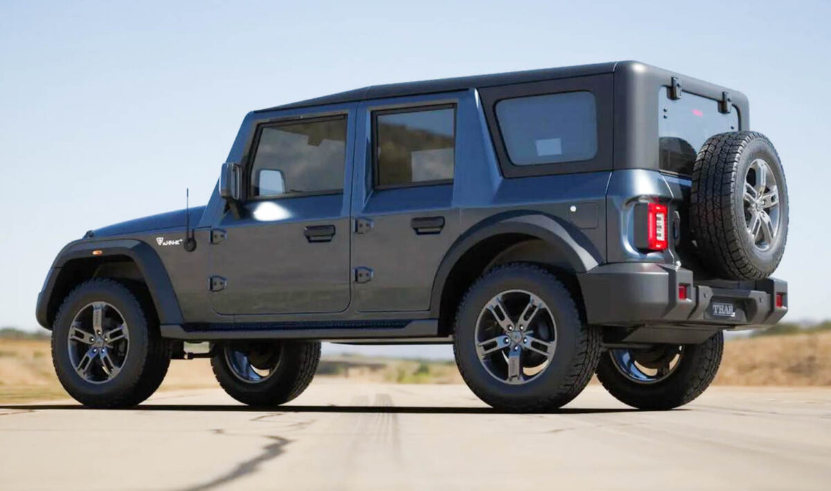 Upcoming-Mahindra-Thar-5-door-Rendered